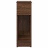 Tables de chevet avec tiroir 2 pcs chêne marron 20x36x60 cm 