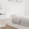 Tête de lit murale Blanc 108x3x60 cm Bois massif de pin 