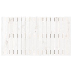Tête de lit murale Blanc 108x3x60 cm Bois massif de pin 
