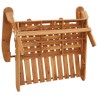Ensemble de salon de jardin Adirondack 2 pcs bois acacia solide 