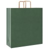 Sacs en papier 50 pcs avec poignées vert 45x17x48 cm 