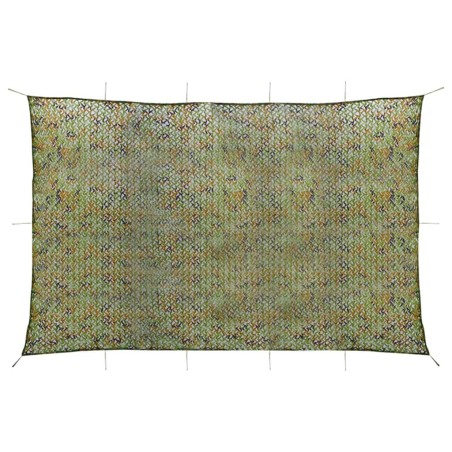 Filet de camouflage avec sac de rangement 6x7 m Vert 