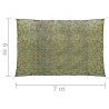 Filet de camouflage avec sac de rangement 6x7 m Vert 