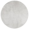 Tapis OVIEDO à poils courts gris Ø 120 cm 