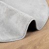 Tapis OVIEDO à poils courts gris Ø 120 cm 