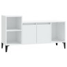 Meuble TV Blanc 100x35x55 cm Bois d'ingénierie 