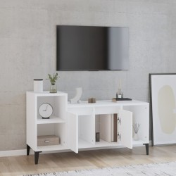 Meuble TV Blanc 100x35x55 cm Bois d'ingénierie 