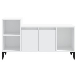 Meuble TV Blanc 100x35x55 cm Bois d'ingénierie 