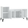 Meuble TV Blanc 100x35x55 cm Bois d'ingénierie 