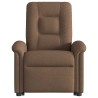 Fauteuil de massage inclinable Marron Tissu 