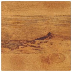 Dessus de table 50x50x2,5 cm carré bois massif de manguier 