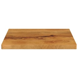 Dessus de table 50x50x2,5 cm carré bois massif de manguier 