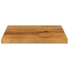 Dessus de table 50x50x2,5 cm carré bois massif de manguier 