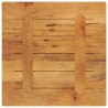 Dessus de table 50x50x2,5 cm carré bois massif de manguier 