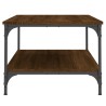 Table basse chêne marron 100x55x40 cm bois d'ingénierie 