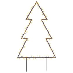 Décoration lumineuse arbre de Noël avec piquets 115 LED 90 cm 