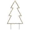 Décoration lumineuse arbre de Noël avec piquets 115 LED 90 cm 