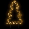 Décoration lumineuse arbre de Noël avec piquets 115 LED 90 cm 