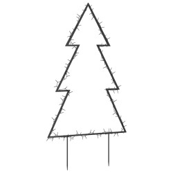 Décoration lumineuse arbre de Noël avec piquets 115 LED 90 cm 
