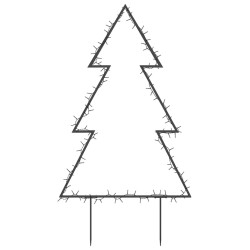 Décoration lumineuse arbre de Noël avec piquets 115 LED 90 cm 