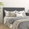 Tête de lit Gris 125,5x4x100 cm Bois massif de pin 