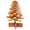 Arbre de Noël en bois pour décoration 60 cm bois de pin massif 
