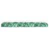 Coussin de Palette pour Banc Motif Feuille 140x40x8 cm 