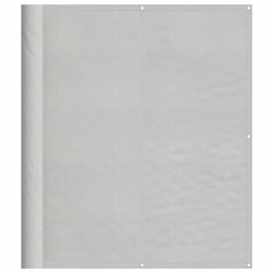 Écran de balcon gris clair 120x1000 cm 100% polyester oxford 
