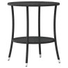 Chaises inclinables de jardin lot de 2 et table résine tressée 