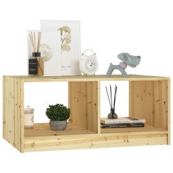 Table basse 75x50x33,5 cm bois de sapin massif 