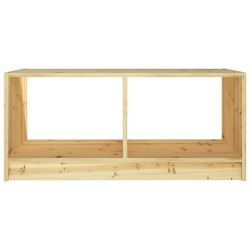 Table basse 75x50x33,5 cm bois de sapin massif 