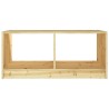 Table basse 75x50x33,5 cm bois de sapin massif 