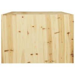 Table basse 75x50x33,5 cm bois de sapin massif 