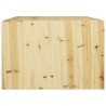 Table basse 75x50x33,5 cm bois de sapin massif 