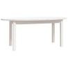 Table basse Blanc 110x55x45 cm Bois massif de pin 