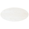 Table basse Blanc 110x55x45 cm Bois massif de pin 