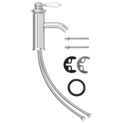 Robinet de lavabo de salle de bain Finition chromée 130x180 mm 