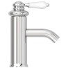 Robinet de lavabo de salle de bain Finition chromée 130x180 mm 