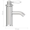 Robinet de lavabo de salle de bain Finition chromée 130x180 mm 