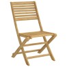 Ensemble à manger de jardin 5 pcs Bois d'acacia solide 