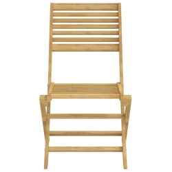Ensemble à manger de jardin 5 pcs Bois d'acacia solide 