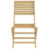 Ensemble à manger de jardin 5 pcs Bois d'acacia solide 