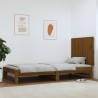 Tête de lit murale Marron miel 82,5x3x60 cm Bois massif de pin 