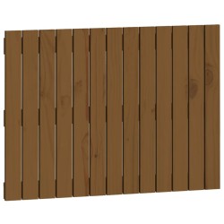 Tête de lit murale Marron miel 82,5x3x60 cm Bois massif de pin 