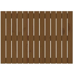 Tête de lit murale Marron miel 82,5x3x60 cm Bois massif de pin 