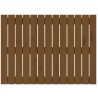 Tête de lit murale Marron miel 82,5x3x60 cm Bois massif de pin 