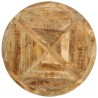 Table à manger Ø110x75 cm bois massif de manguier brut 