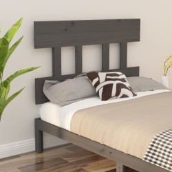 Tête de lit Gris 103,5x3x81 cm Bois massif de pin 