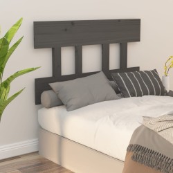 Tête de lit Gris 103,5x3x81 cm Bois massif de pin 