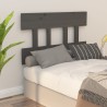 Tête de lit Gris 103,5x3x81 cm Bois massif de pin 